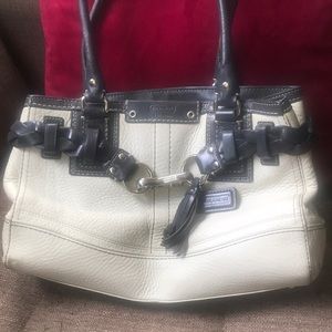 Coach leather handbag
